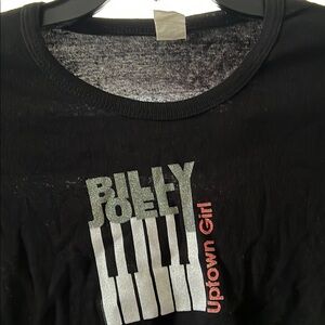 Billy Joel Black teen T-Shirt small.